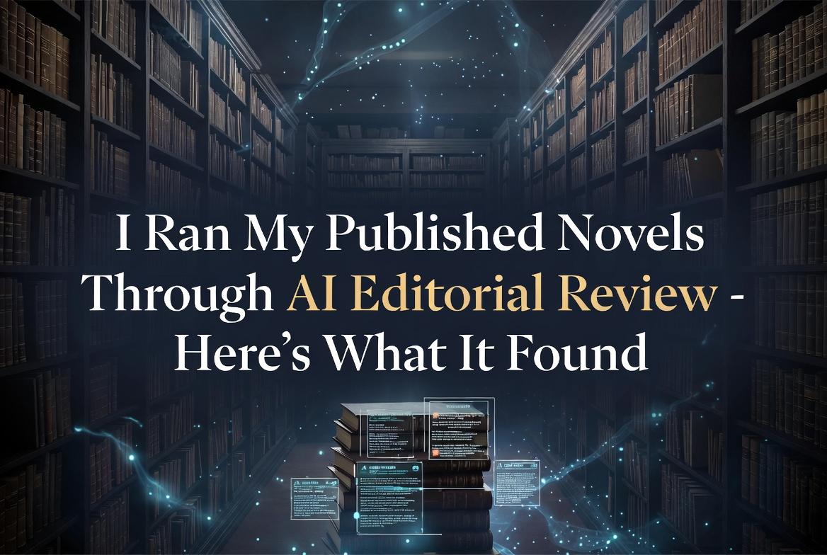 I Ran My Published Novels Through AI Editorial Review — here's what it found
